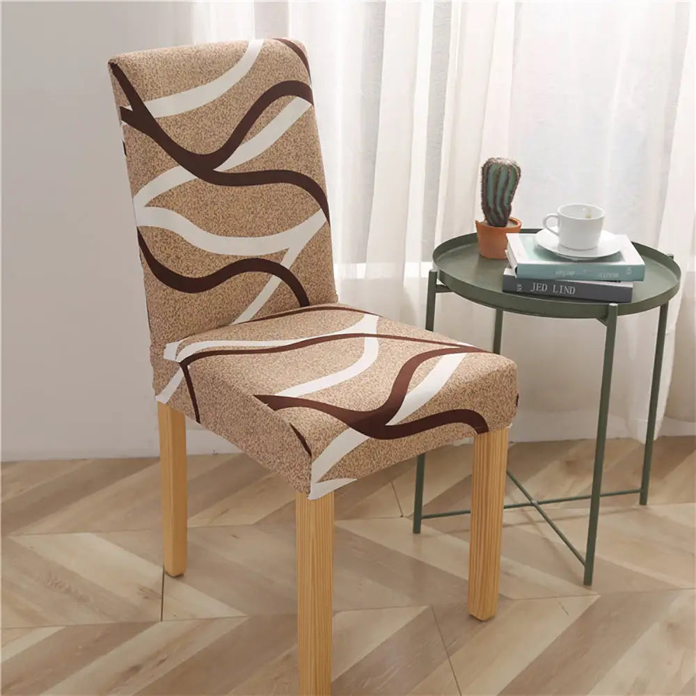 Printed Stretch Chair Cover