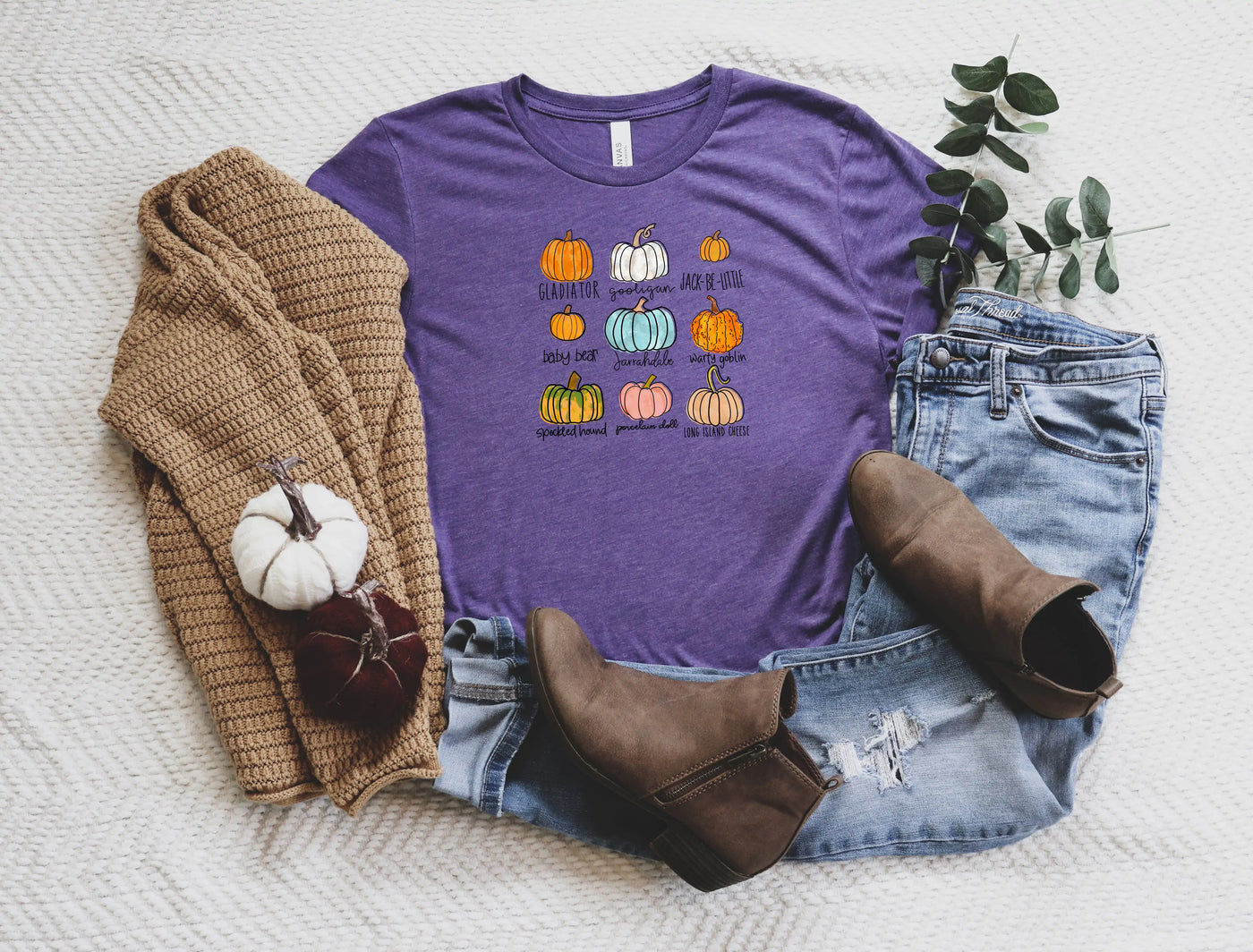 Pumpkin Varieties Shirt, Cute Pumpkin Shirt