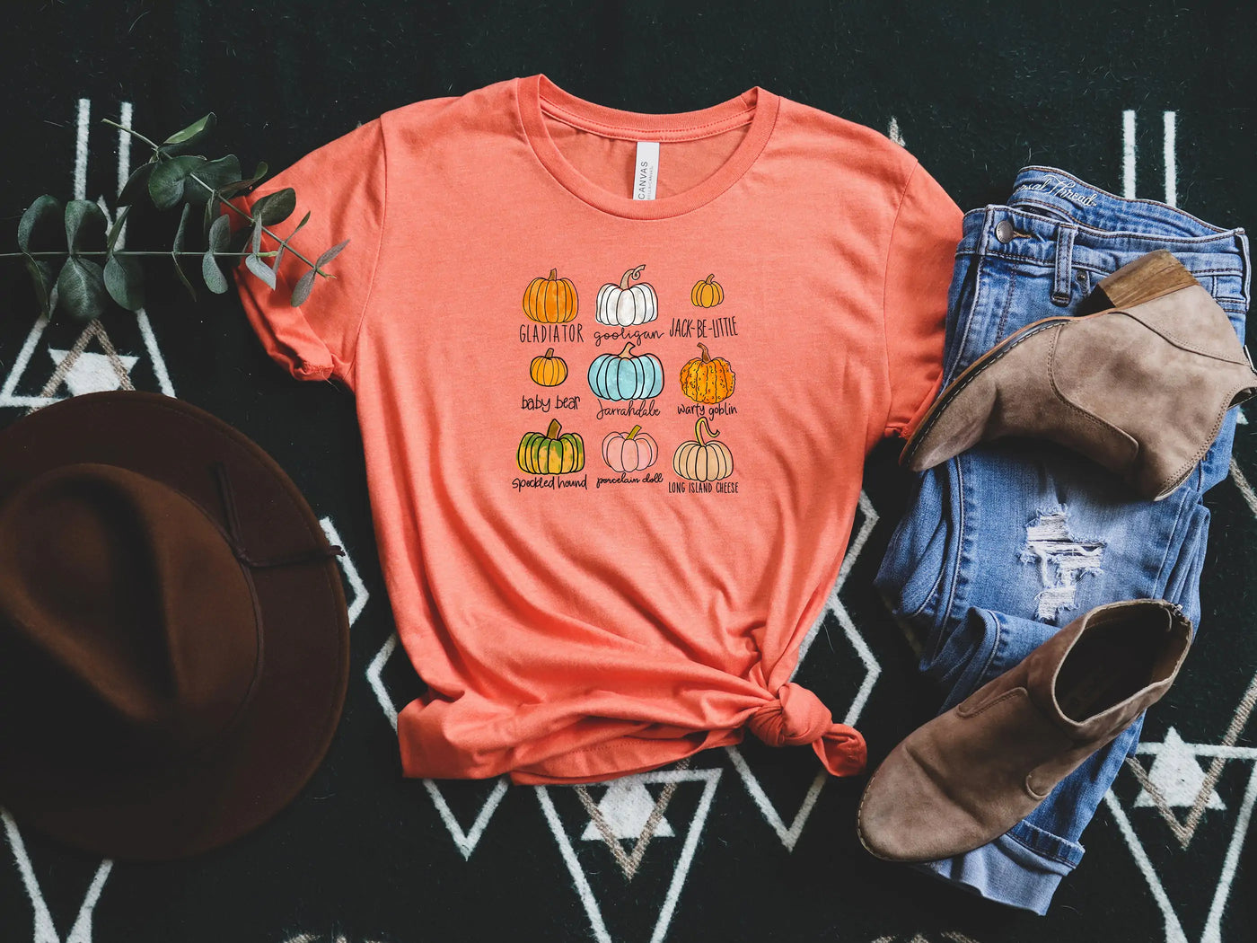 Pumpkin Varieties Shirt, Cute Pumpkin Shirt