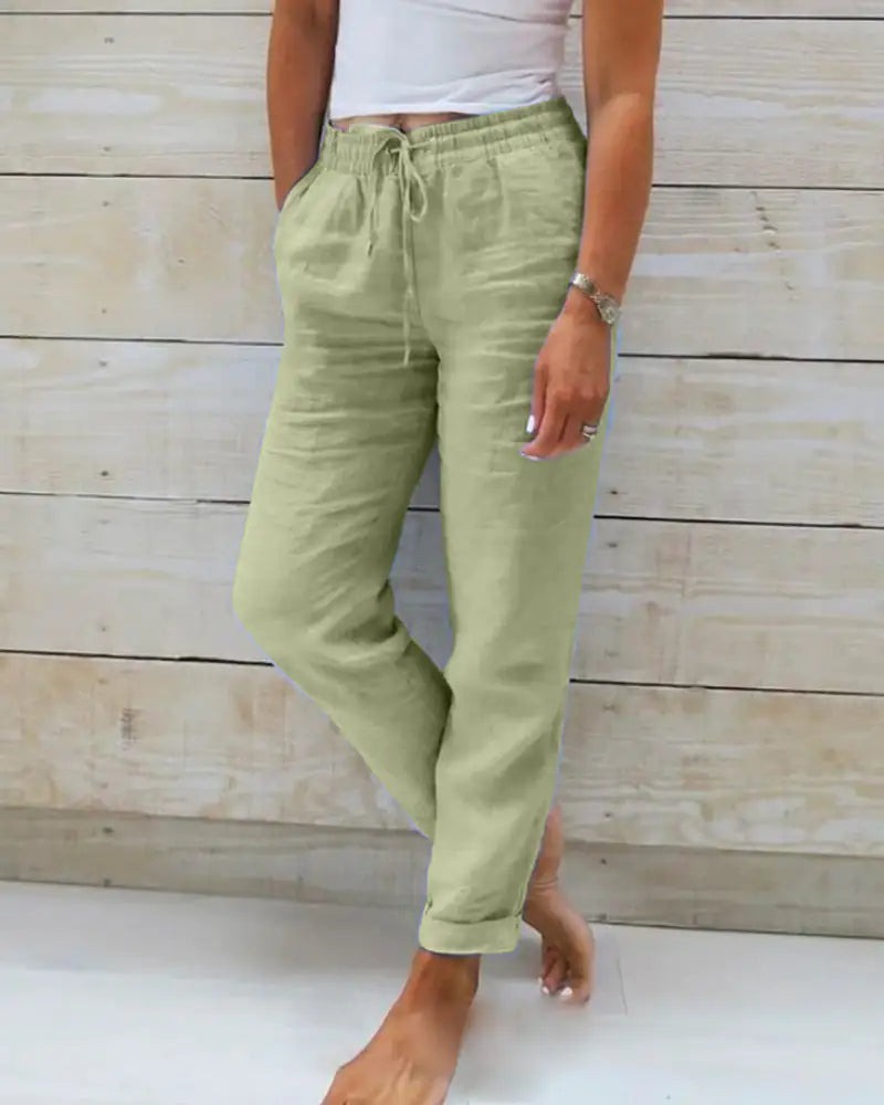 Linen Pants For Woman