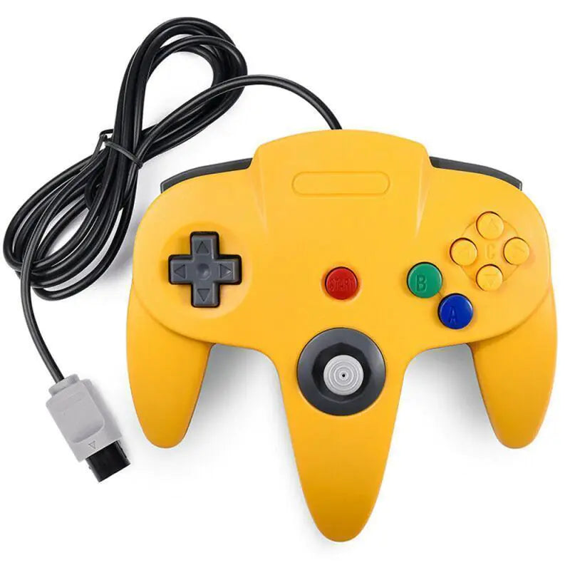 New Wired Controller Joystick Compatible With Nintendo 64 N64 Video Game Console